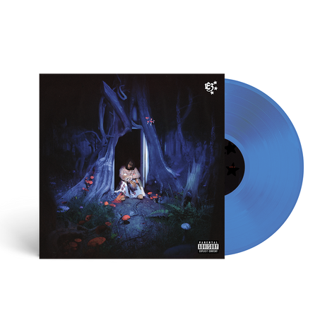“E3” Translucent Cobalt Vinyl Front
