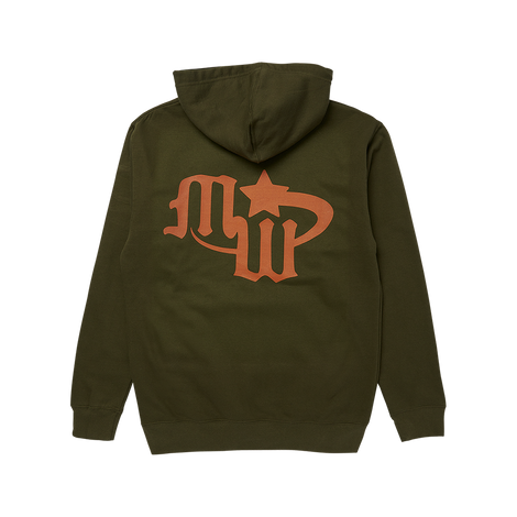 midwxst Forest Green Logo Hoodie Back